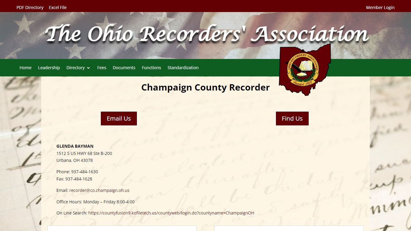 Champaign County Recorder | Ohio Recorders' Association